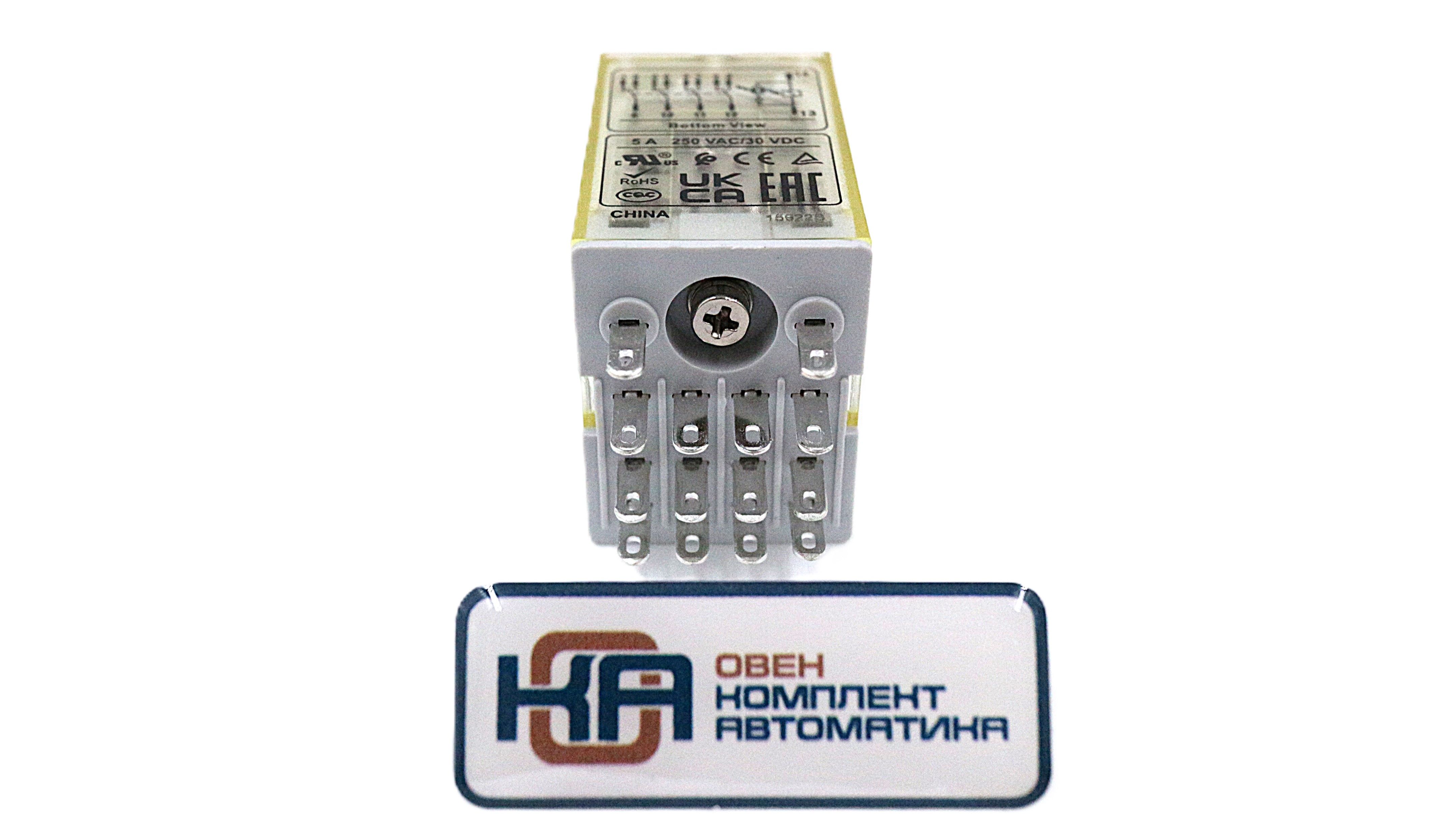 Промежуточное реле Shenler RKE4CO012LT 4CO 5A 12VDC