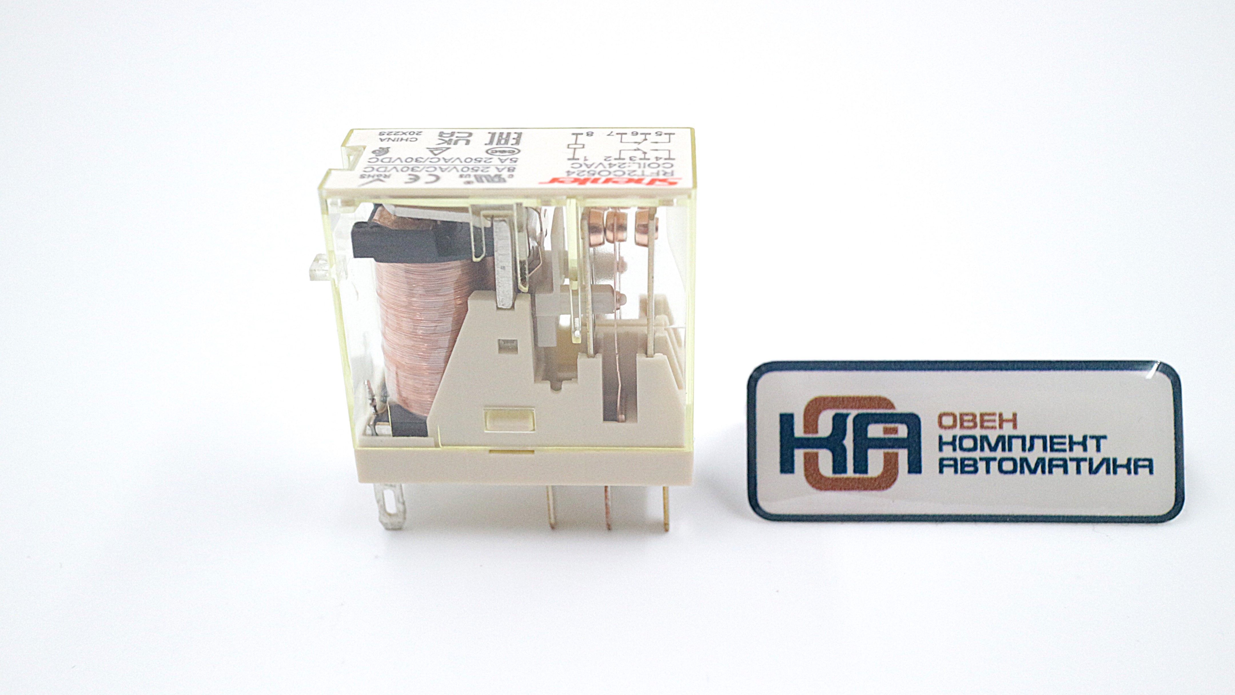 Промежуточное реле Shenler RFT2CO524 2СО 8A 24VAC