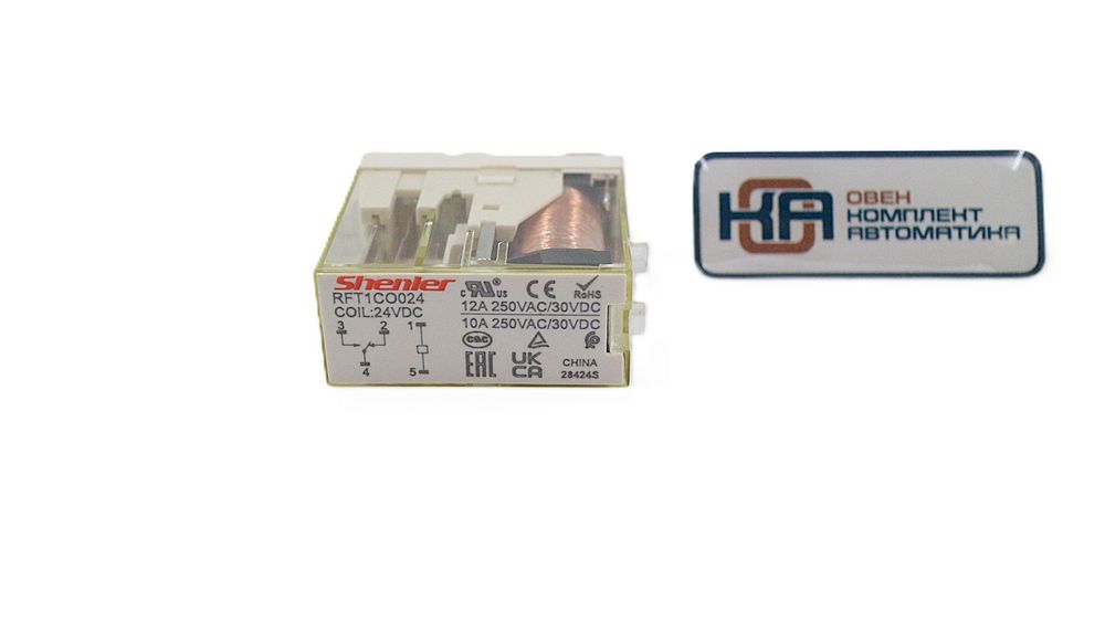 Промежуточное реле Shenler RFT1CO024 1СО 12A 24VDC