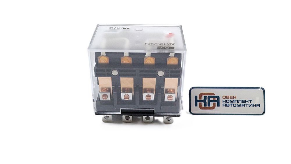 Промежуточное реле Shenler JQX-13F-LY4-LED 4СО 10A 24VDC
