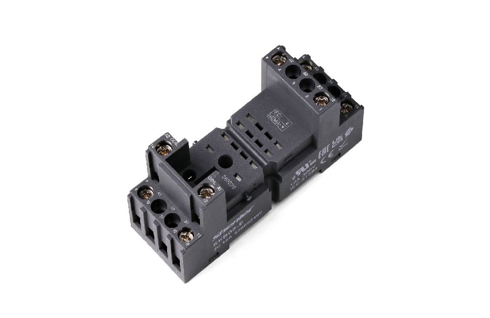 Розетка Shenler SKB08-E 12A для реле JQX -13F(MY2)