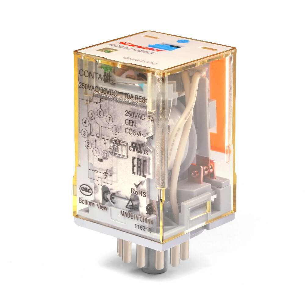 Промежуточное реле Shenler RUB3C5220LTD1 3CO 10A 220VDC