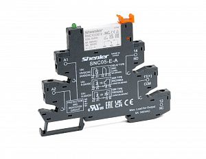Комплект интерфейсного реле Shenler RNC1CO024A с колодкой SNC05-E-A
